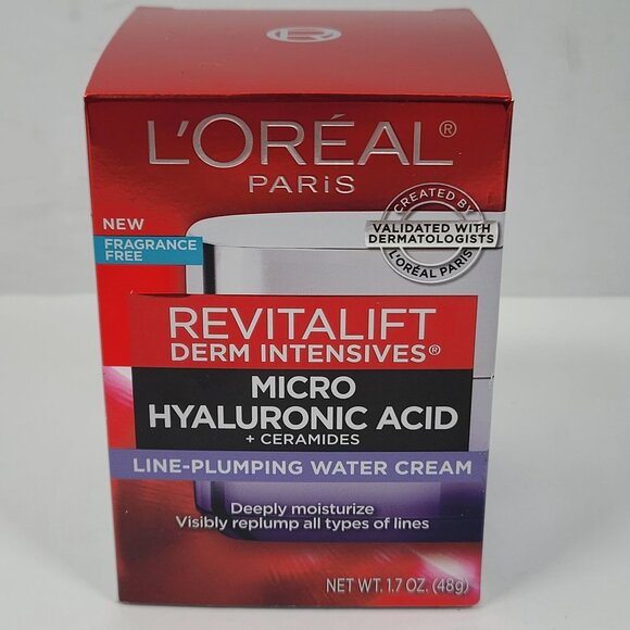 L'Oreal Paris Other - LOreal Paris Revitalift Derm Intensives Micro Hyaluronic Acid Cream 1.7 Oz NIB